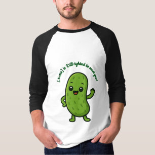 T-shirt Joli Pickle Kawaii Cartoon Mignon - Personnalisabl