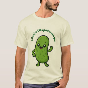T-shirt Joli Pickle Kawaii Cartoon Mignon - Personnalisabl