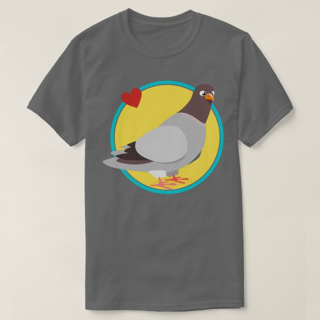 T-shirt Joli pigeon 19 (Design devant)