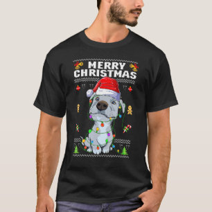 T-shirt Joli Pit Taureau Joyeux Noël Doux moche P
