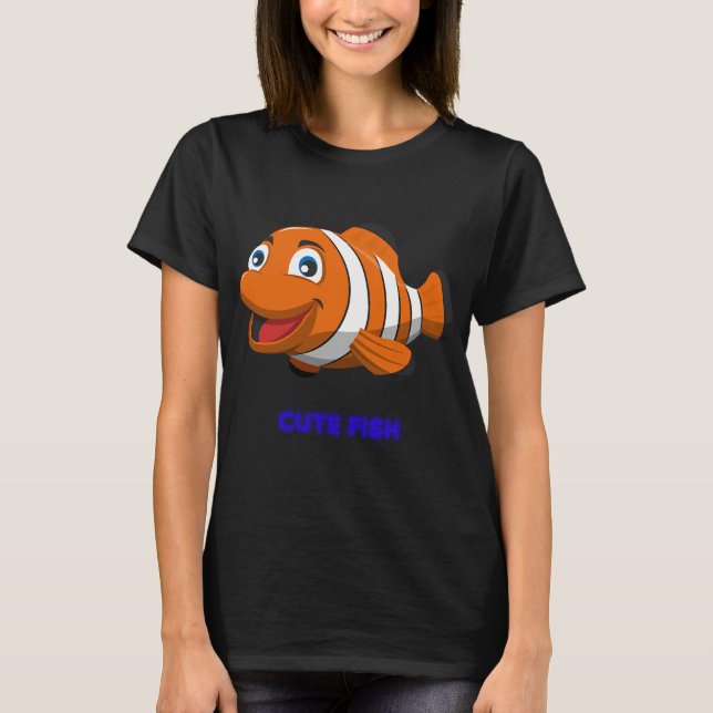 T-shirt joli poisson #2 (Devant)