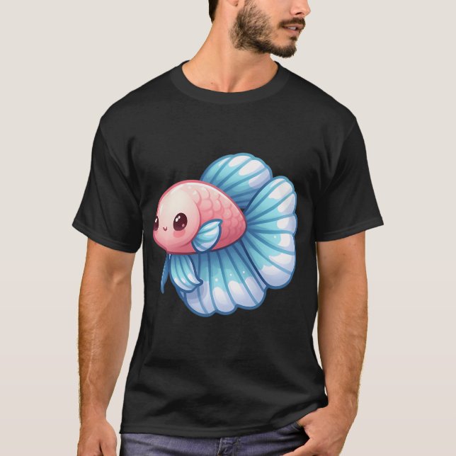 T-shirt Joli poisson Betta (Devant)