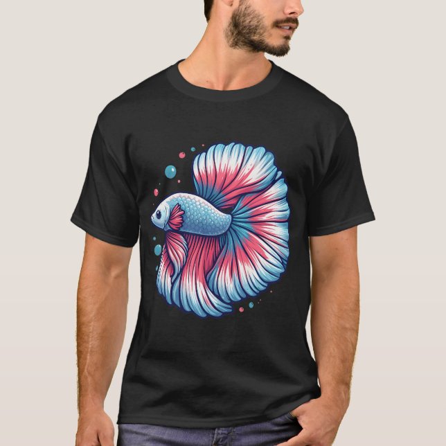 T-shirt Joli poisson Betta (Devant)