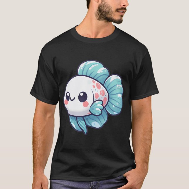 T-shirt Joli poisson Betta (Devant)