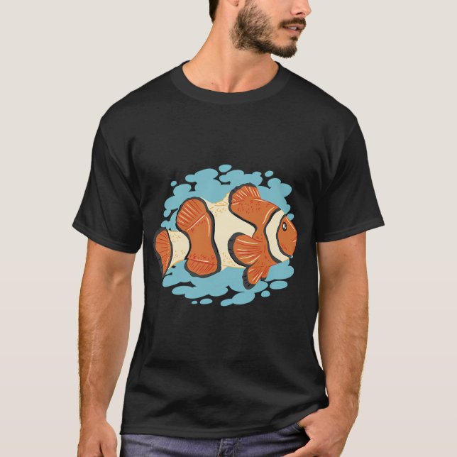 T-shirt Joli poisson clown (Devant)
