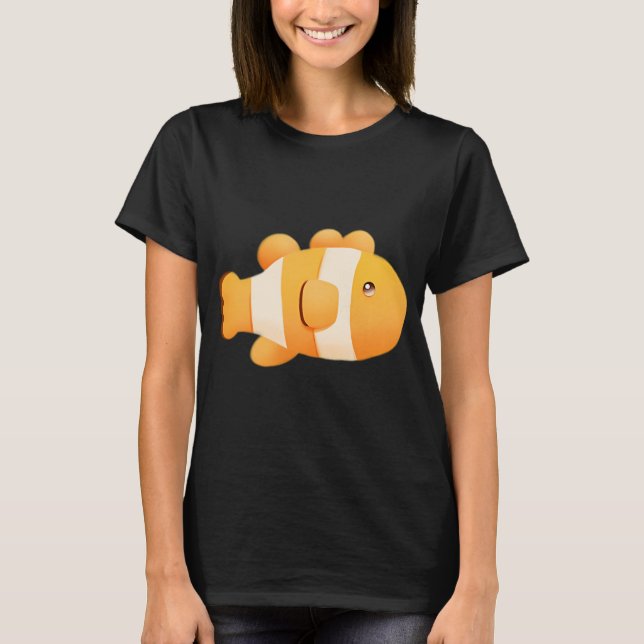 T-shirt Joli poisson de dessin animé (Devant)