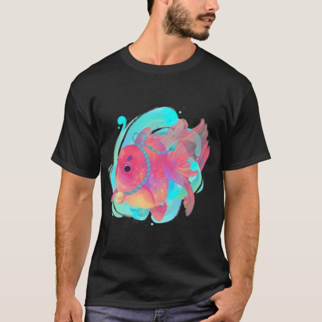 T-shirt Joli poisson en colère (Devant)