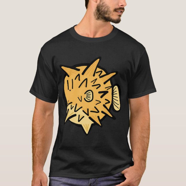 T-shirt Joli poisson-globe (Devant)
