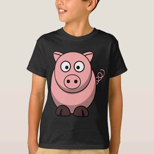 T-shirt Joli porc drôle (Devant)