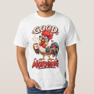 T-shirt Joli poulet de dessin animé avec mug