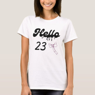 T-shirt joli pour les 23 ans pour les filles – Dou