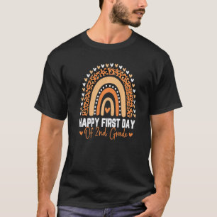 T-shirt Joli Premier Jour De 2e Année Élève Enseignant Arc
