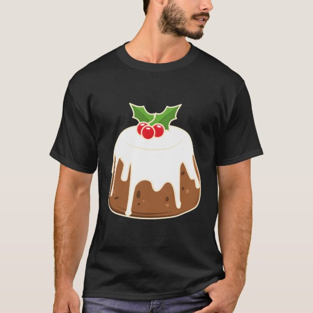 T-shirt Joli Pudding de Noël Pudding Figgy Pudding Graphic (Devant)