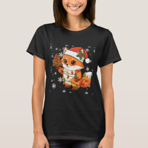 T-shirt Joli Raton Laveur Illumine Gâteau D'arbre Drôle Xm