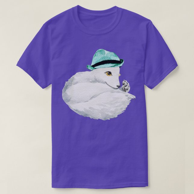 T-shirt Joli renard arctique 2 (Design devant)