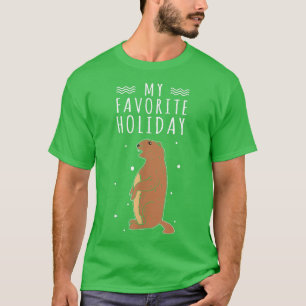 T-shirt Joli rongeur de marmotte Rodent Favori vacances Jo