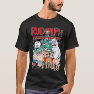 T-shirt Joli Rudolph Le Renne au Nez Rouge Spécial Noël