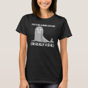 T-shirt Joli Sceau Pour Hommes Femmes Zoo Lion Mer Animal