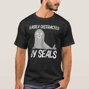 T-shirt Joli Sceau Pour Hommes Femmes Zoo Lion Mer Animal