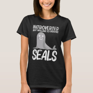 T-shirt Joli Sceau Pour Hommes Femmes Zoo Lion Mer Animal