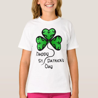 T-shirt Joli shamrock victorien