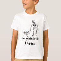 Joli Skeleton Chien Walker Halloween Correspondanc