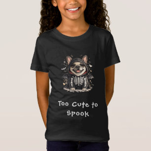 T-Shirt Joli squelette de Bouledogue Français Halloween