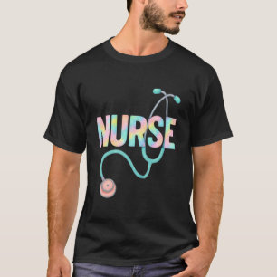 T-shirt Joli stéthoscope Tie Dye infirmière RN soins infir