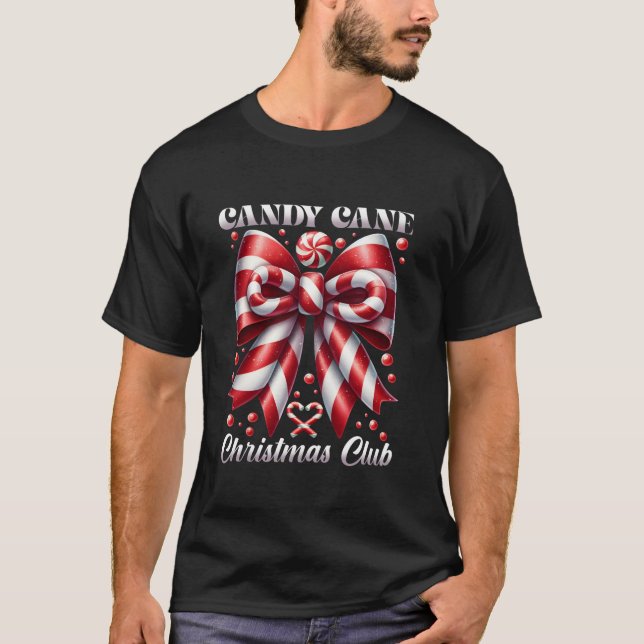 T-shirt Joli Sucre de canne Crew Coquette Bow Candy Adulte (Devant)