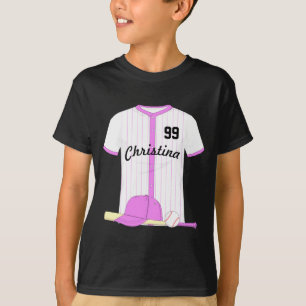 T-shirt Joli T Shirt de Baseball Personnalisé pour Bébé