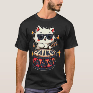 T-shirt Joli Taiko joueur de tambour Kawaii