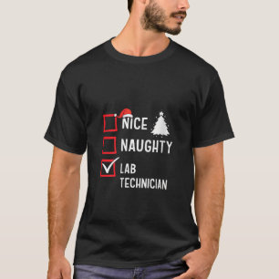 T-shirt Joli Technicien de Laboratoire Noël Mauvais Drôle