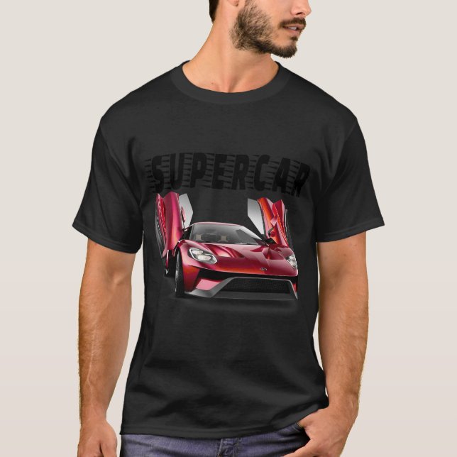 T-shirt Joli tee Supercar exotique. Parfait pour voiture d (Devant)