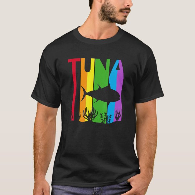 T-shirt Joli thon arc-en-ciel (Devant)