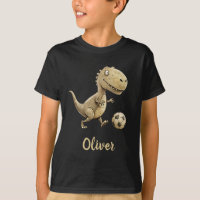 Joli Trex Jouant au Football Personnalisé