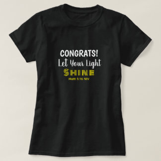 T-shirt Joli Verset Inspirant de la Bible pour la Remise d