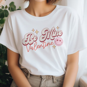 T-shirt Joli visage souriant Soyez mien Saint-Valentin T-s