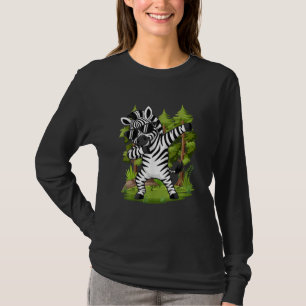 T-shirt Joli zèbre dabant drôle Danse de zèbre Animal