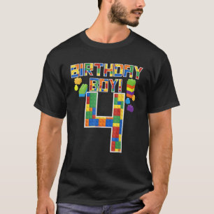 T-shirt Jolie 4E Cadeau Anniversaire Bâtiment Bâtiment Vie