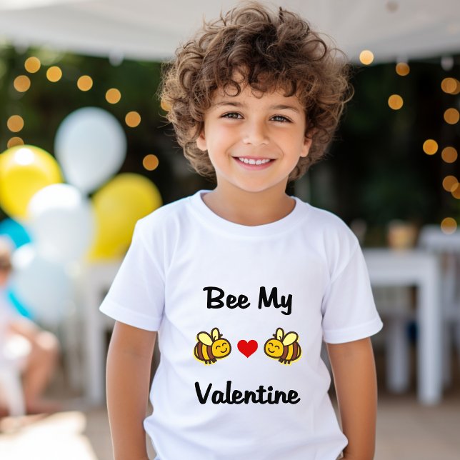 T-shirt Jolie abeille Mon Valentine Bumble abeilles Couleu (Créateur téléchargé)