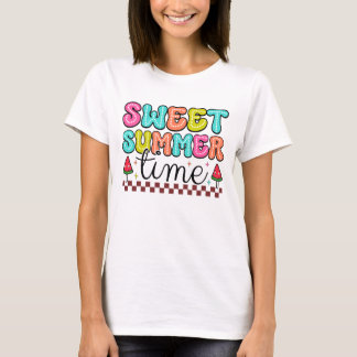 T-shirt Jolie art de mots pour l'été doux