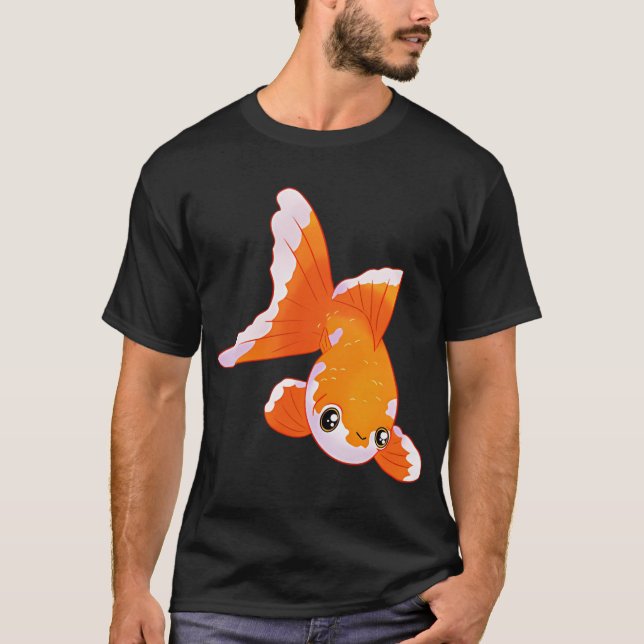 T-shirt Jolie art de poisson rouge (Devant)