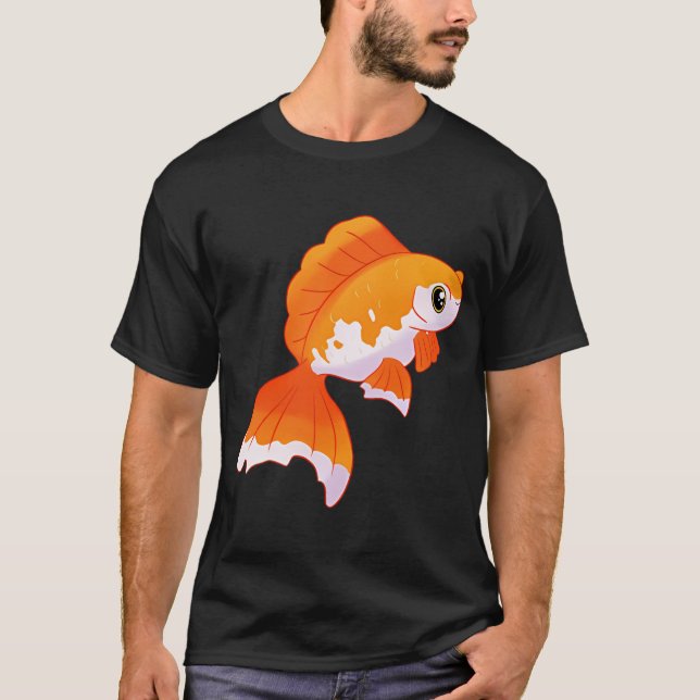 T-shirt Jolie art de poisson rouge (Devant)