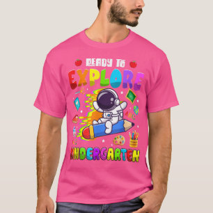 T-shirt Jolie astronaute garçons filles prêtes pour Eplore
