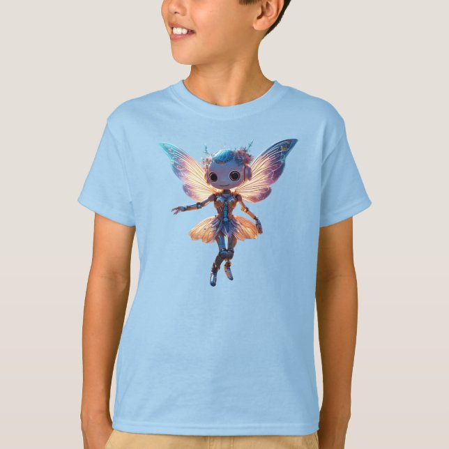 T-shirt Jolie Ballerine Robot Danseuse Fée (Devant)