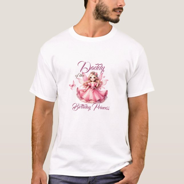 T-shirt Jolie casserole rose d'aquarelle girly château fée (Devant)