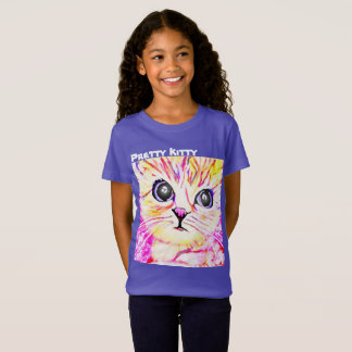 T-Shirt Jolie chemise de filles de Kitty