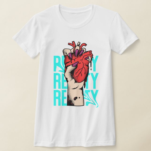 T-shirt Jolie chemise sur le thème d'Halloween (Poser)