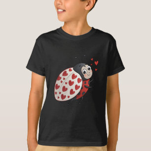 T-shirt jolie coccinelle de dessin animé