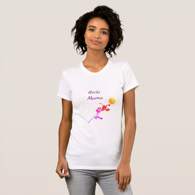 T-shirt Jolie conception Reiki Mama (Devant entier)